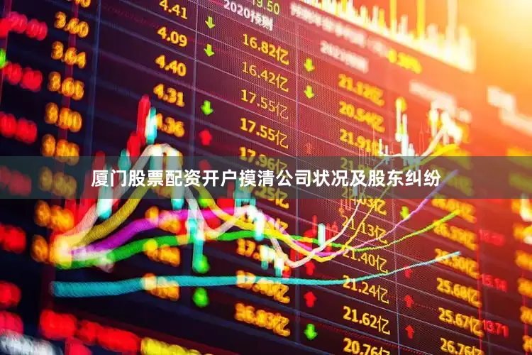厦门股票配资开户摸清公司状况及股东纠纷